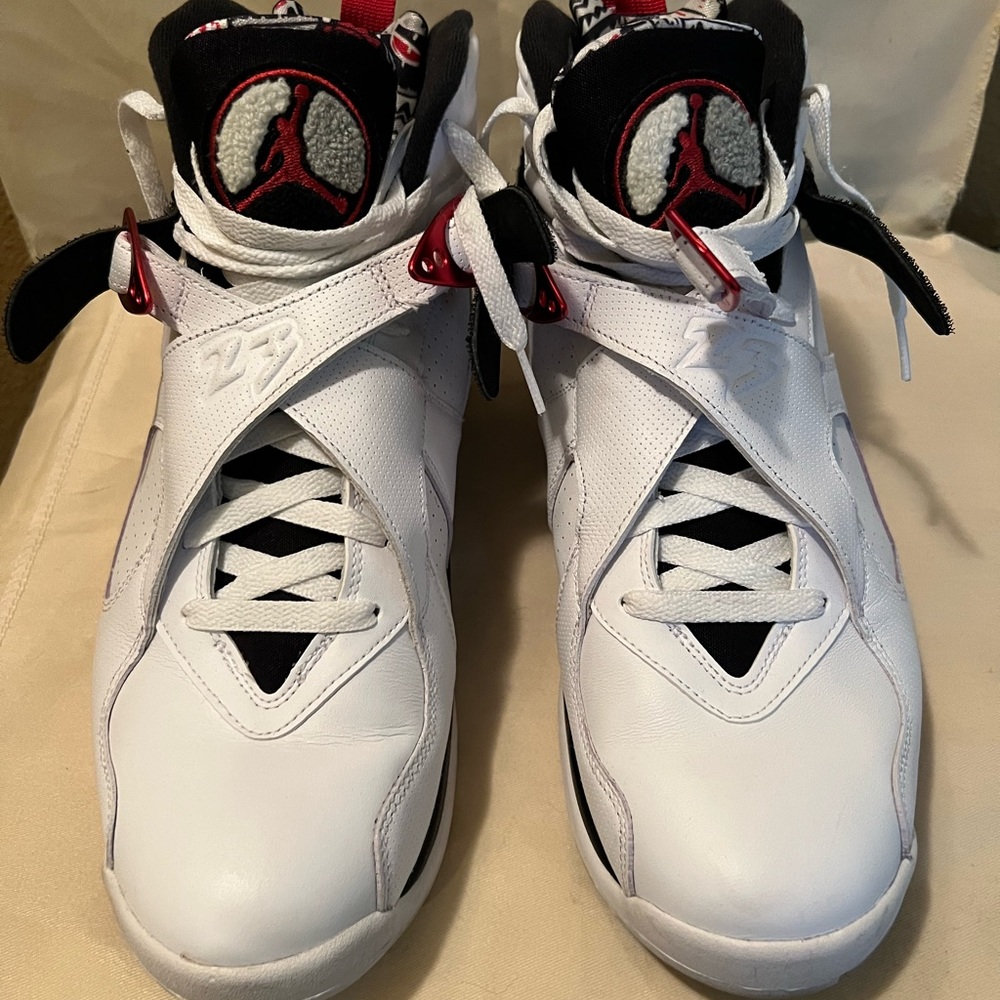 Air Jordan 8 Retro Alternate 2017 in White, Men's Size 12